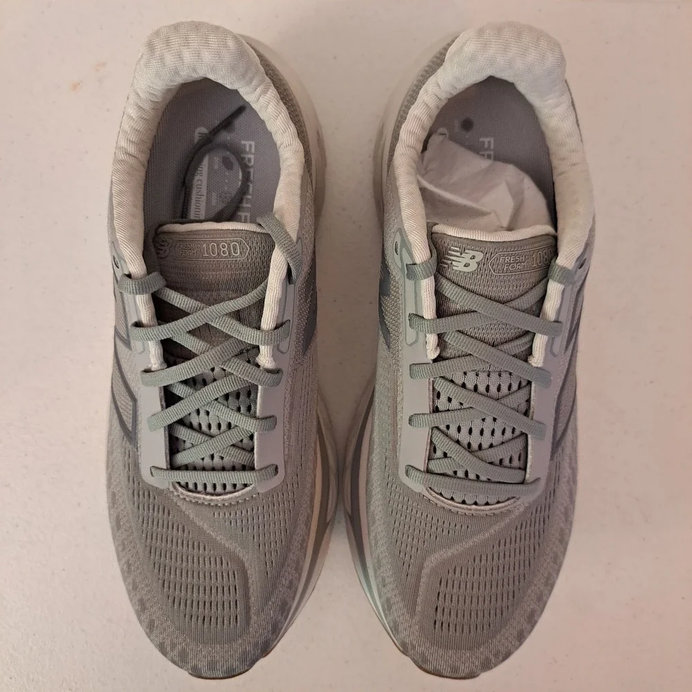 New Balance Fresh Foam X 1080 v13 Mens 10 Grey Running Shoes 1162-2625-B30‎
